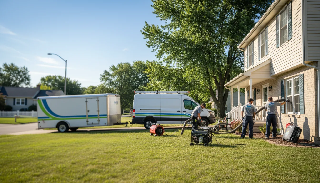 Flooded Basement Restoration And Cleanup With Repair in Orrville, OH near me